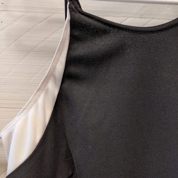 🔳 Jump Apparel Co. Women's Black & White Asymmetrical dress; Size: 9/10 - Picture 5 of 6